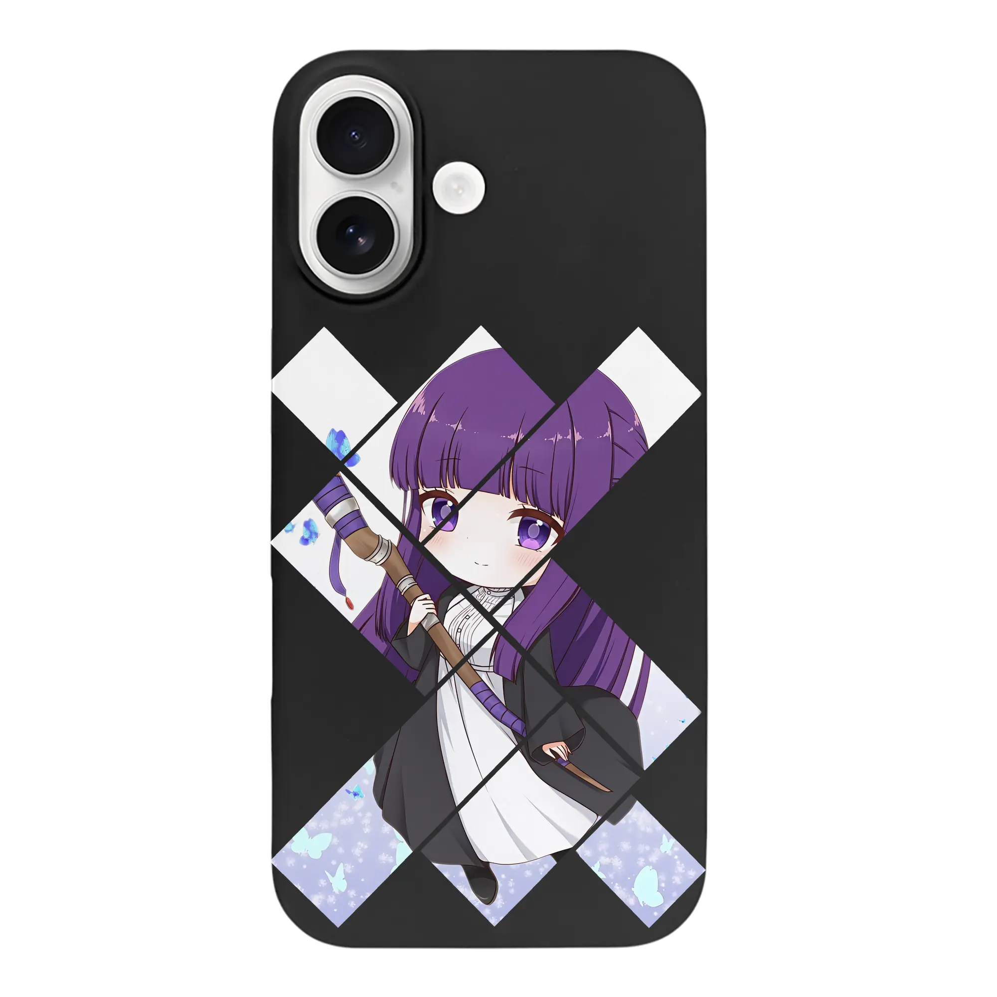 葬送のフリーレン（Frieren） グッズ,フェルン（Fern） - iPhone 17 シリーズ シリコンケース 薄型 耐衝撃 指紋防止 ソフトタッチカバー 精密フィット 傷防止 保護ケース iPhone 17/17 Air/17 Pro/17 Pro Max 対応